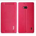 IMAK Squirrel Lines Leather Cases Support Holster Covers for Nokia Lumia Icon 929 930 - Rose