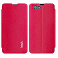 IMAK Squirrel Lines Leather Cases Support Holster Covers for Sony Z1 mini M51W Z1 Compact - Rose