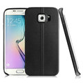 IMAK Vega Silicone Soft Cases TPU Covers Housing for Samsung Galaxy S6 Edge G9250 - Black