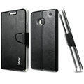 Slim IMAK Snake Print Holder Leather Cases for HTC One 802w 802t 802d - Black