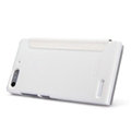 Nillkin Sparkle Flip Leather Case Book Holster Covers for Huawei Ascend G6 - White