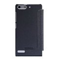 Nillkin Sparkle Flip Leather Case Book Holster Covers for Huawei C8816 - Black