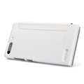 Nillkin Sparkle Flip Leather Case Book Holster Covers for Huawei C8816 - White