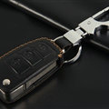 Hand-made Genuine Leather Auto Key Bags Fold for Audi A3 - Black