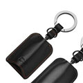 High Quality Genuine Leather Car Key Bags Smart for Audi A5 - Red