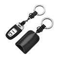 High Quality Genuine Leather Car Key Bags Smart for Audi A6L - White