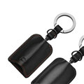 High Quality Genuine Leather Car Key Bags Smart for Audi A7 - Red