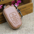 Hot Sales Genuine Leather Automobile Key Bags Smart for Audi A8L - Brown