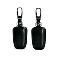 Personalised Genuine Leather Key Ring Auto Key Bags Smart for Audi A7 - Black