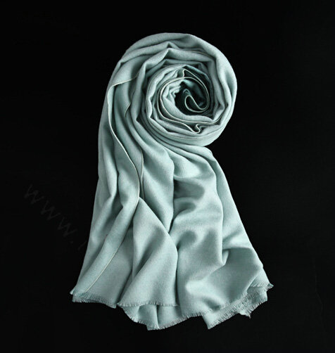Colorful Unisex Scarf Shawl Winter Warm Cashmere Solid Panties 180*60CM - Aquae