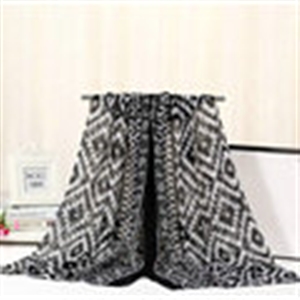 Fashion Women Print Bamboo Fiber Scarves Wraps Scarf Shawl 180*90CM - Black