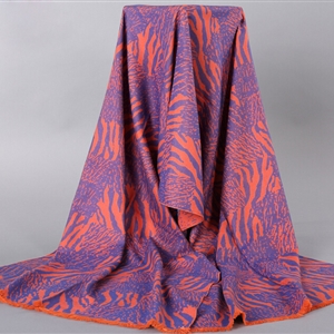 Free Zebra Print Scarves Wrap Women Winter Warm Cashmere 180*60CM - Purple
