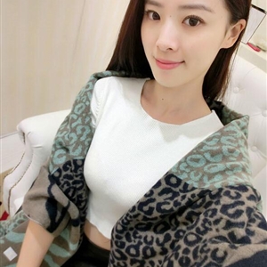 Funky Zebra Print Scarves Wrap Women Winter Warm Cashmere 200*63CM - Green