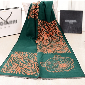 Nice Zebra Print Scarves Wrap Women Winter Warm Cashmere 190*60CM - Green
