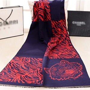 Nice Zebra Print Scarves Wrap Women Winter Warm Cashmere 190*60CM - Navy
