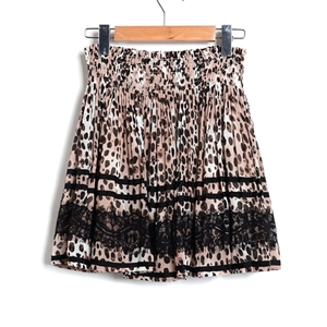 Classy Dresses Summer Ladies Printed Leopard Print Lace Semi Affordable - Coffee