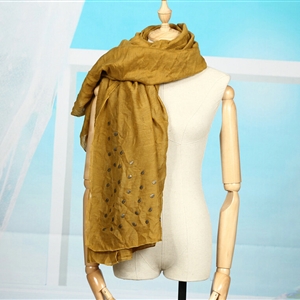 Classic Skull Scarf Scarves For Women Winter Warm Cotton Panties 160*160CM - Curcumin