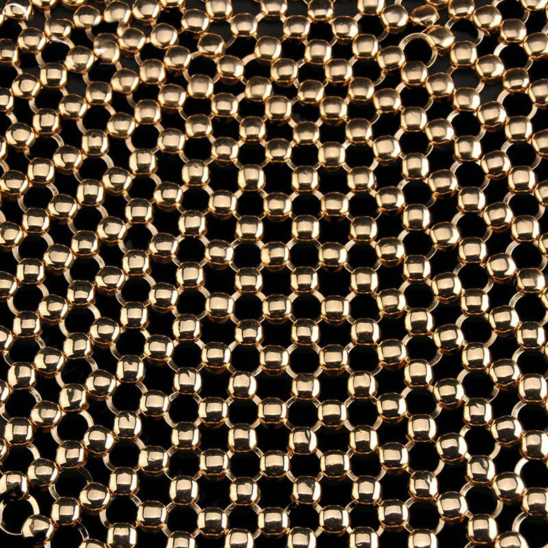 Exaggerated Heavy Metal Choker Pendant Maxi Necklace Sexy Bar Bikini Body Chains Accessories - Gold
