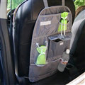 Car Seat Organizer Holder Multi-Pocket Travel Storage Bag Mesh Hanger Pocket - Gray