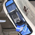 Discount Car Back Seat Side Organizer Holder Travel Storage Bag Mesh Hanger Pocket - Blue