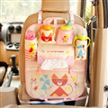 Fox Fold Multi-function Car Seat Back Hanging Pocket Thermal Insulation Storage Bag for Kid - Pink