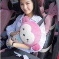Large Monkey Plush Car Safety Seat Belt Covers Shoulder Pads PP Cotton for Childen 1pcs - Pink
