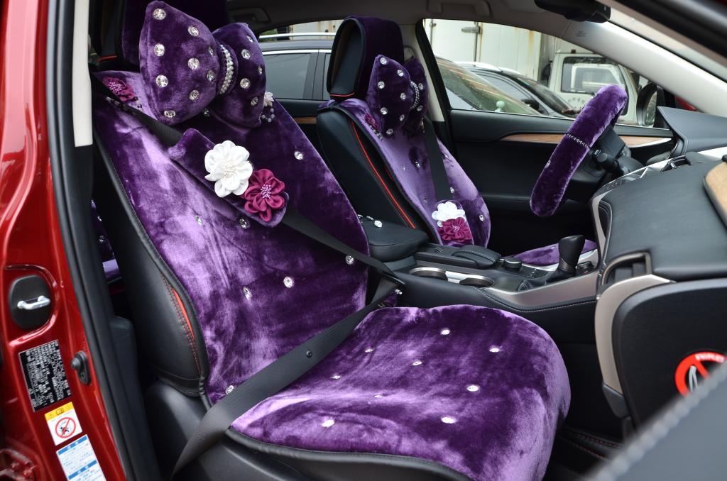 Buy Wholesale New 2pcs Flower Car Safety Seat Belt Covers