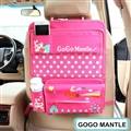 Cute Bunny Multi-function Auto Seat Back Hanging Pocket Thermal Insulation Storage Bag - Pink