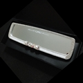 Elegant Gorgeous Bling Bling Diamonds Crystal Car Rearview Mirror Auto Brilliant Rearview Mirror - White