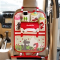 Red Hat Fold Multi-function Car Seat Back Hanging Pocket Thermal Insulation Storage Bag for Kid - Red