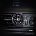 Abs Diamonds Bling Bling 1pcs Car Air-Purify Clip Auto Air Out Perfume Clip - Black