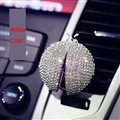 Diamonds Bling Bling 1pcs Car Air-Purify Clip Auto Air Out Perfume Clip - White