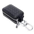 Beautiful Cute Cool Universal Genuine Leather Auto Key Bags Key Chain - Black