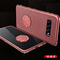Diamond Silicone Soft Bling Case Protective Shell Cover for Samsung Galaxy S10 - Pink