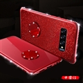 Diamond Silicone Soft Bling Case Protective Shell Cover for Samsung Galaxy S10 - Red