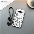 Heart Mirror Surface Silicone Glass Covers Protective Back Cases For Samsung Galaxy S10 Lite S10E - White 03