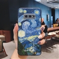 Oil Painting Silica Gel Shell TPU Shield Back Soft Cases Skin Covers for Samsung Galaxy S10 Lite S10E - Sky