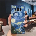 Oil Painting Silica Gel Shell TPU Shield Back Soft Cases Skin Covers for Samsung Galaxy S8 - Sky