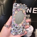 Flower Bling Crystal Covers Rhinestone Diamond Cases For iPhone 6 - 01