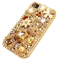 Fashion Bling Crystal Cover Rhinestone Diamond Case For iPhone XS - Gold 02