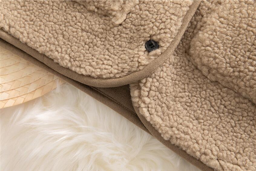 Cheap Classic pocket Faux Fox Fur Vests Fashion Women Overcoat - White