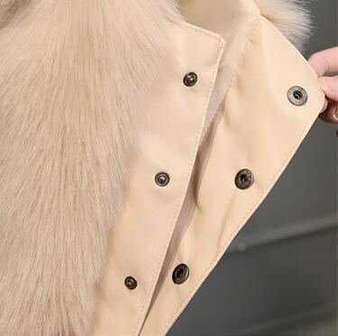 Cheap Cute Elegant Faux Fox Fur Vest Fashion Women Overcoat - Black