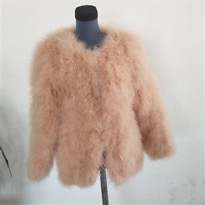 Cheap Good Warm Faux Ostrich Fur Vests Fashion Women Waistcoat - Camel