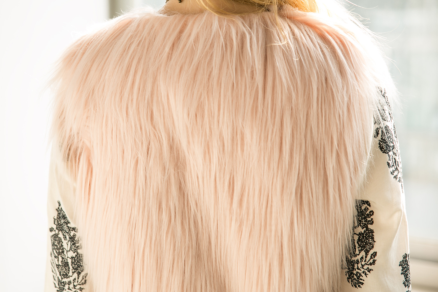 Pretty Winter Elegant Faux lady Fur Vest Fashion Women Waistcoat - Pink
