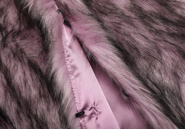 Wholesale Winter Elegant Faux Fur Vest Fashion Women Waistcoat - Khaki