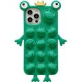 Cartoon Silicone Frog Covers Soft Back Shell Decompression Cases For Huawei Honor 30 Pro+ - Green