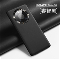 Classic Ultrathin Leather Back Cases Holster Covers For Huawei Mate 30/30 Pro/30E Pro/30 RS - Black