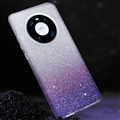 Luxury Rhinestone Silicone Perfume Bottle Case Protective Bling Cover for Huawei Mate 40/40 Pro/40 RS/40E/4G/5G - Purple