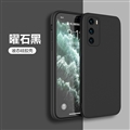 Ultrathin Fashion Protective Liquid Silicone Soft Cases Skin Covers For Huawei P40/P40 Pro/P40 Pro+ - Black