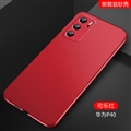 Ultrathin Shell Frosted Shield Matte Hard Cases Stand Covers For Huawei P40/P40 Pro/P40 Pro+ - Matte Red